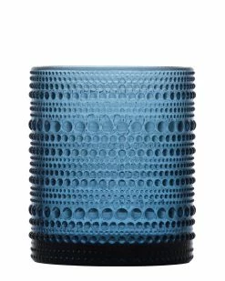 Fortessa Set Of 6 Jupiter Cornflower Blue 10oz DOF Glasses Home Drinkware