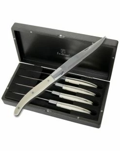 Fortessa Set Of 4 Provencal Blonde Handle Steak Knives Home Flatware & Cutlery -Fortessa Shop 3010024907 RLLZ 2