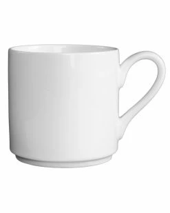 Fortessa Set Of 4 All Purpose 12oz Can Stack Mugs Home Drinkware