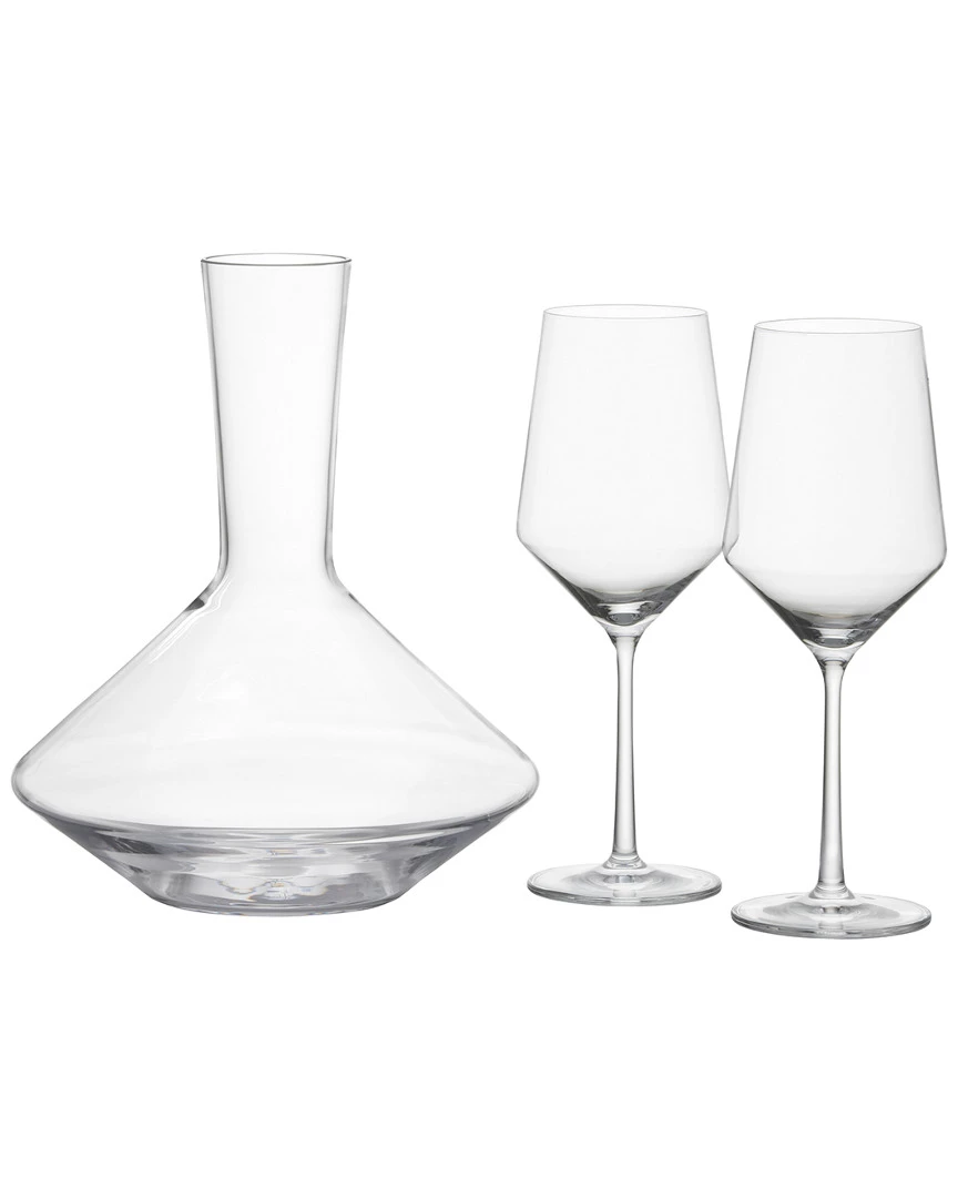 Zwiesel Glas Fortessa Pure Red Wine Decanter Set Home Drinkware 3 Zwiesel Glas Fortessa Pure Red Wine Decanter Set Home Drinkware