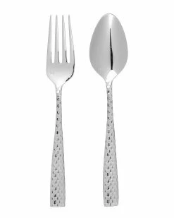 Fortessa Lucca Facceted 2pc Serving Set Home Serveware
