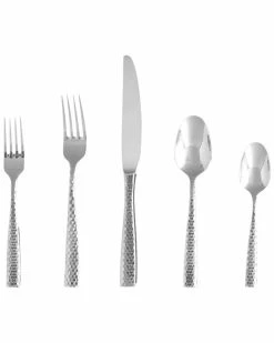 Fortessa Lucca Faceted 5pc Place Setting Home Flatware & Cutlery