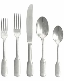 Fortessa Ashton Tumbled 5pc Place Setting Home Flatware & Cutlery