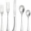 Fortessa Mariposa Brushed 20pc Flatware Set Home Bar Carts & Accessories -Fortessa Shop 3050001513 RLLZ 1