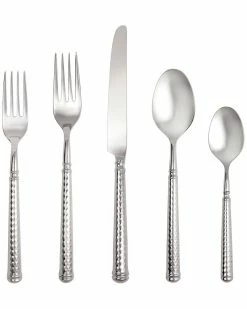 Fortessa Solitaire Hollow Handle 5pc Flatware Set Home Flatware & Cutlery