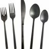 Fortessa Arezzo Brushed Black 20pc Flatware Set Home Flatware & Cutlery -Fortessa Shop 3050001529 RLLZ 1