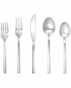 Fortessa Arezzo Brushed 5pc Place Setting Home Flatware & Cutlery