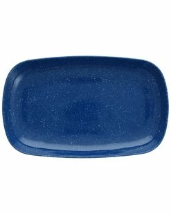 Fortessa DVM Camp Blue Coupe Platter Home Dinnerware