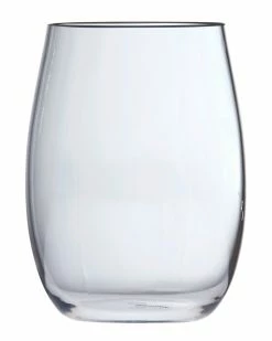 Fortessa OutSide Set Of 6 Stemless White Wine Glasses Home Drinkware