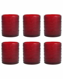 Fortessa Jupiter 6pc Old Fashioned Glasses Home Drinkware